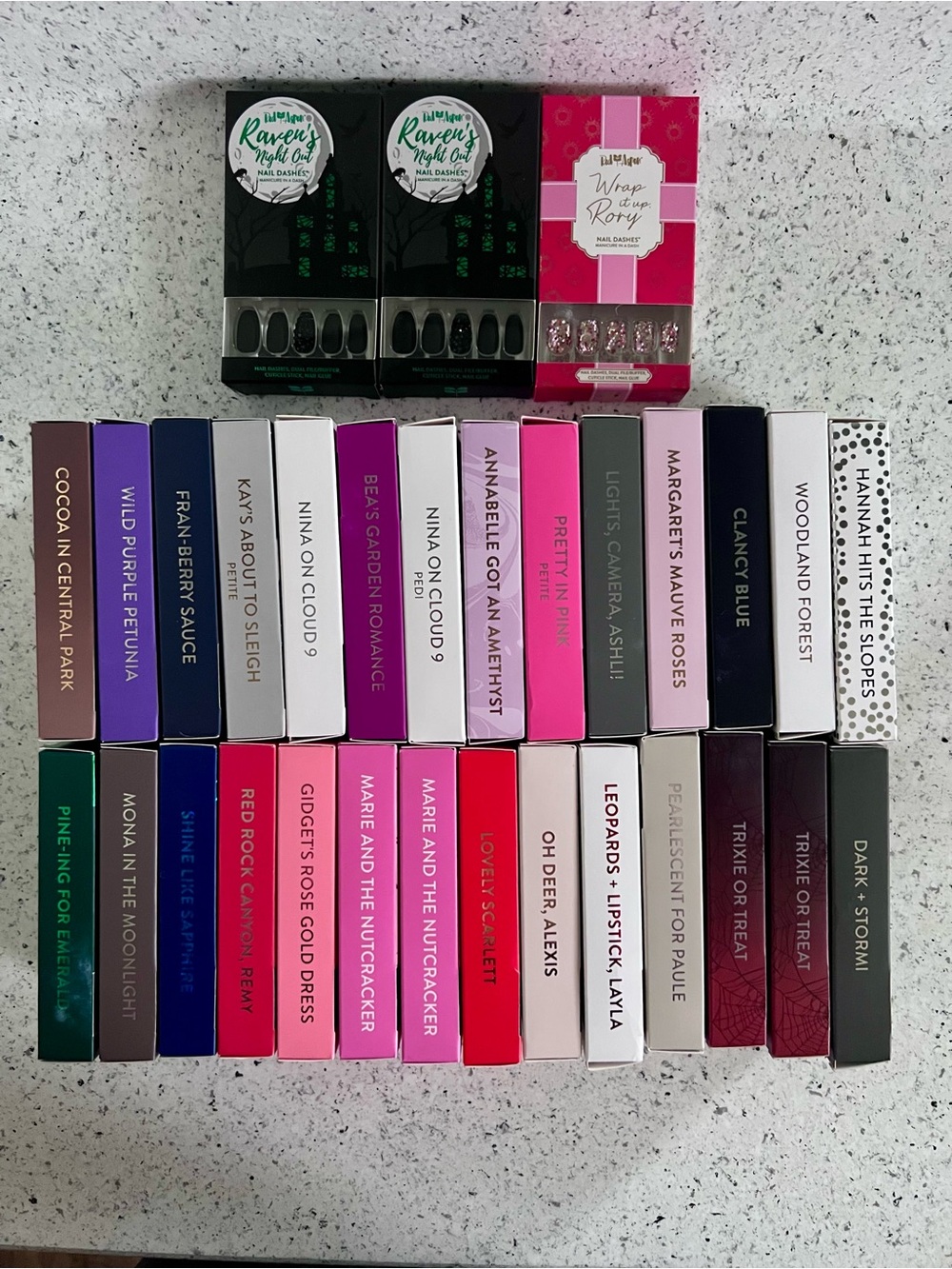 Red Aspen Nail Dash Bundle - 38 sets (full + partial)